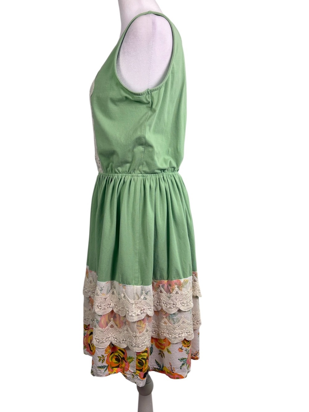 Matilda Jane Where the Grass Grows Dress | Cottagecore Lace Floral Midi | Large - Picture 5 of 10